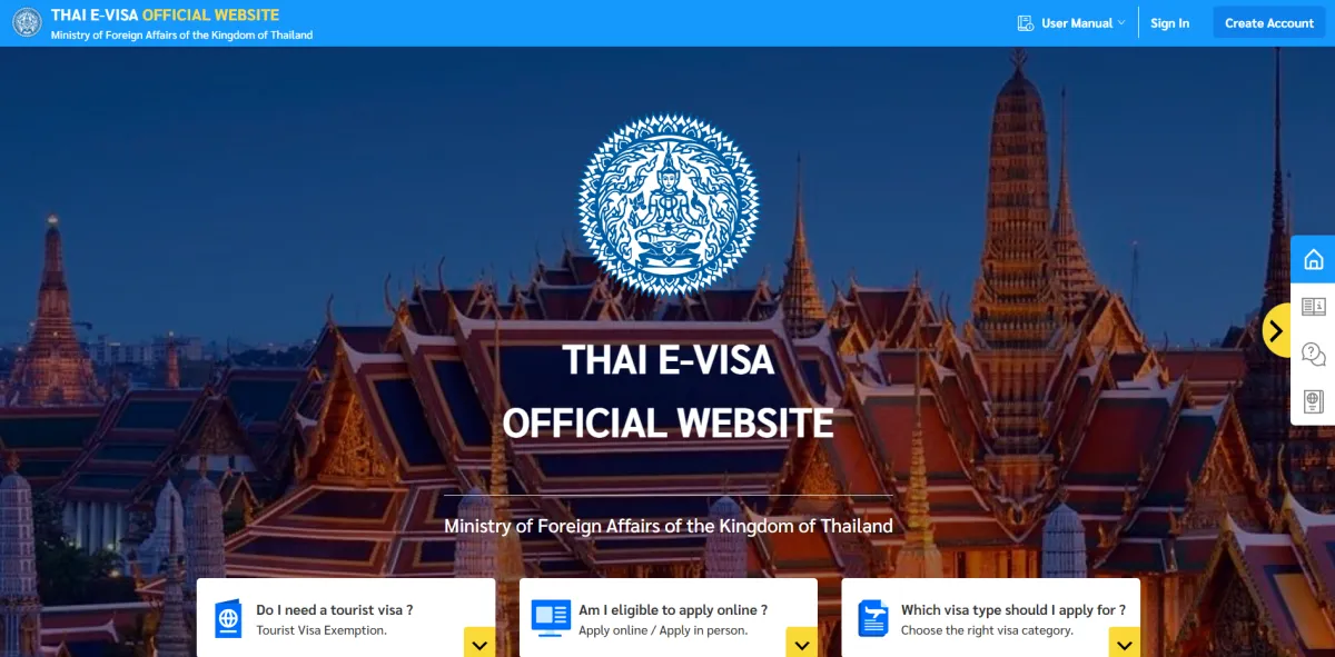 Thai E-Visa Request System