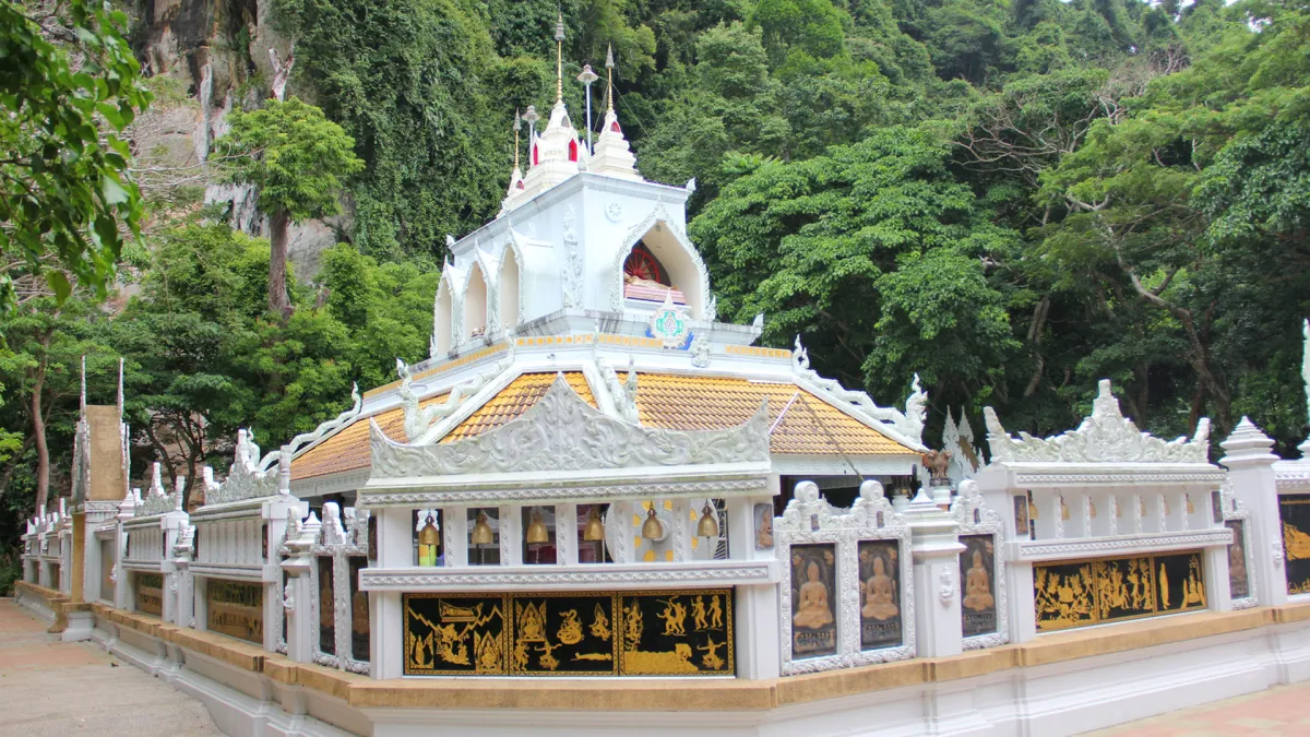 历史旅游 — 参观董里府金山寺卧佛像