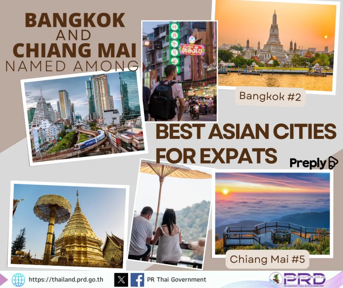 Bangkok and Chiang Mai named among best Asian cities for expats