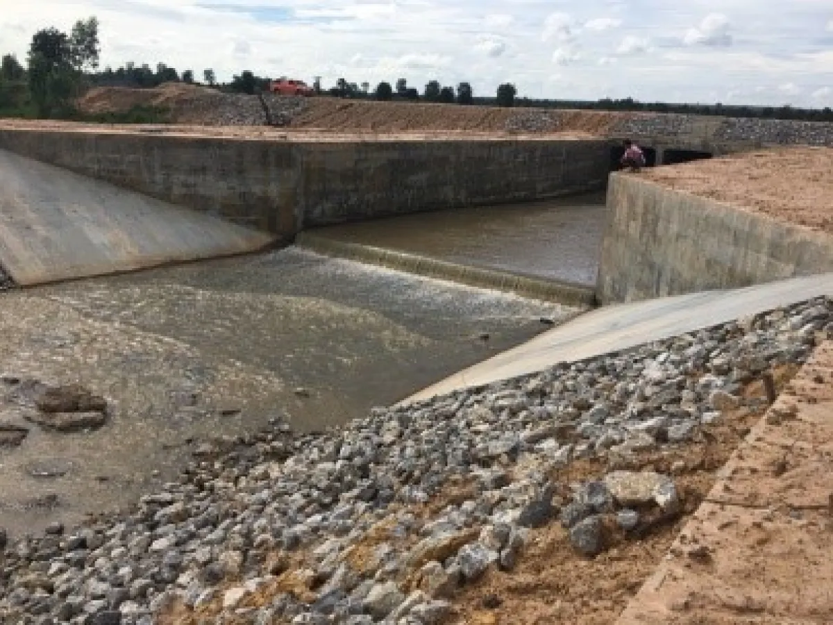 Royally Initiated Kaeng Muang Reservoir Project in Roi Et