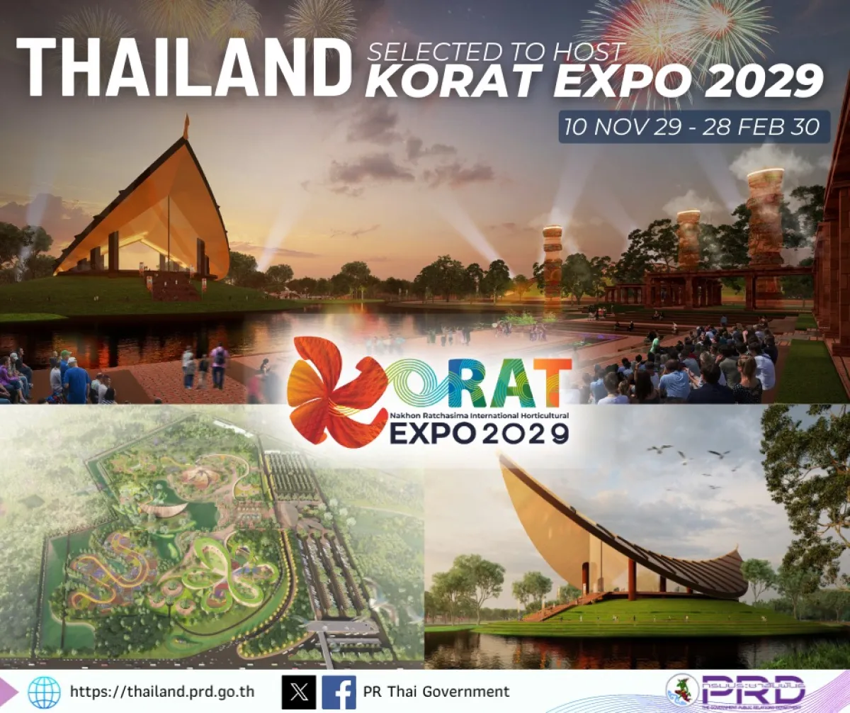 ไทยเตรียมจัดงานมหกรรมพืชสวนโลกจังหวัดนครราชสีมา พ.ศ. 2572 (Korat Expo 2029)