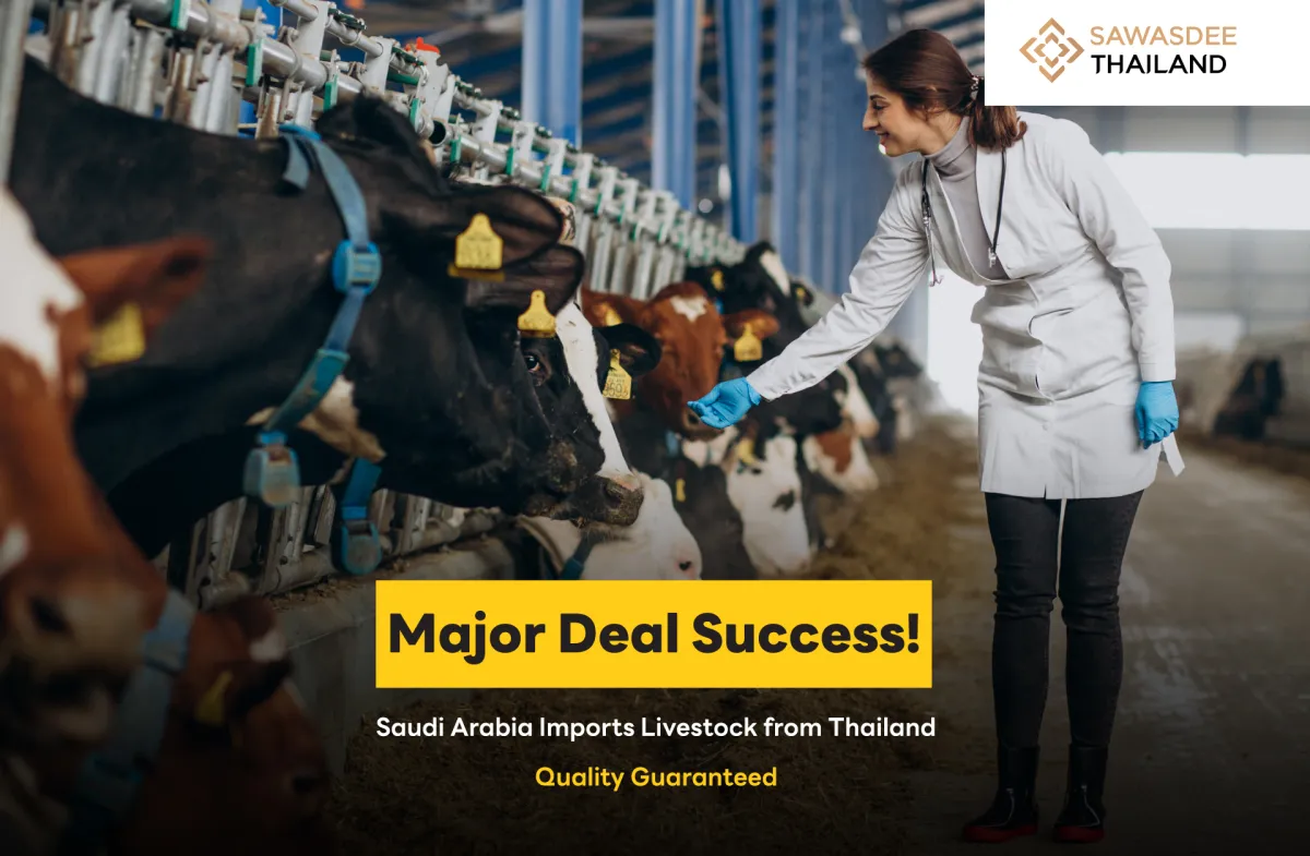 Major Deal Success! Saudi Arabia Imports Livestock from Thailand, Quality Guaranteed