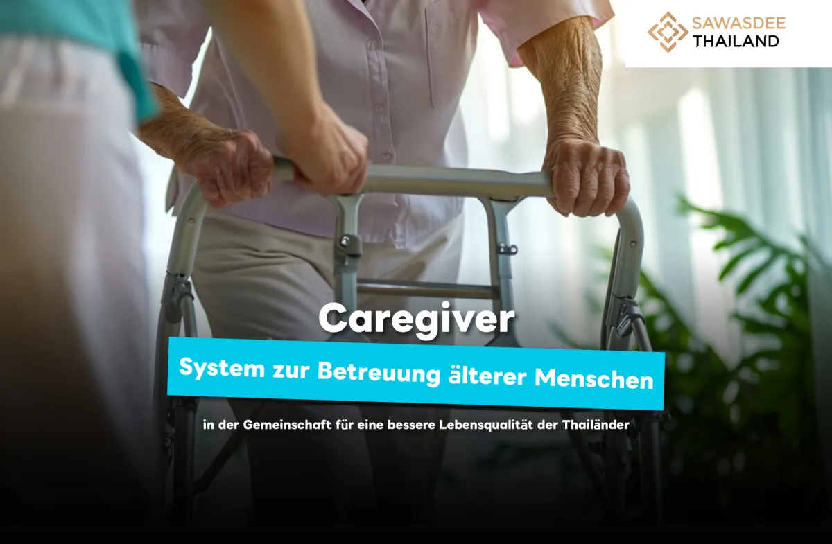 Caregiver-System zur Betreuung älterer Menschen in der Gemeinschaft für eine bessere Lebensqualität der Thailänder