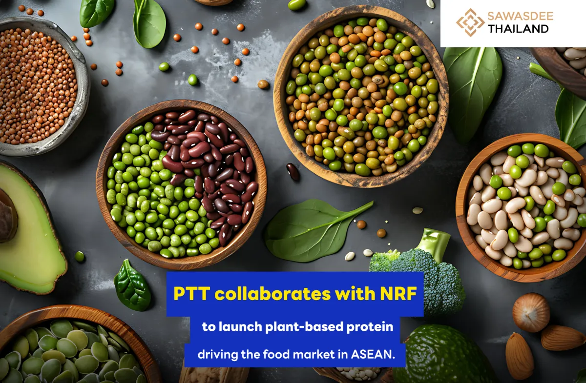 PTT collaborates with NRF to launch plant-based protein, driving the food market in ASEAN.