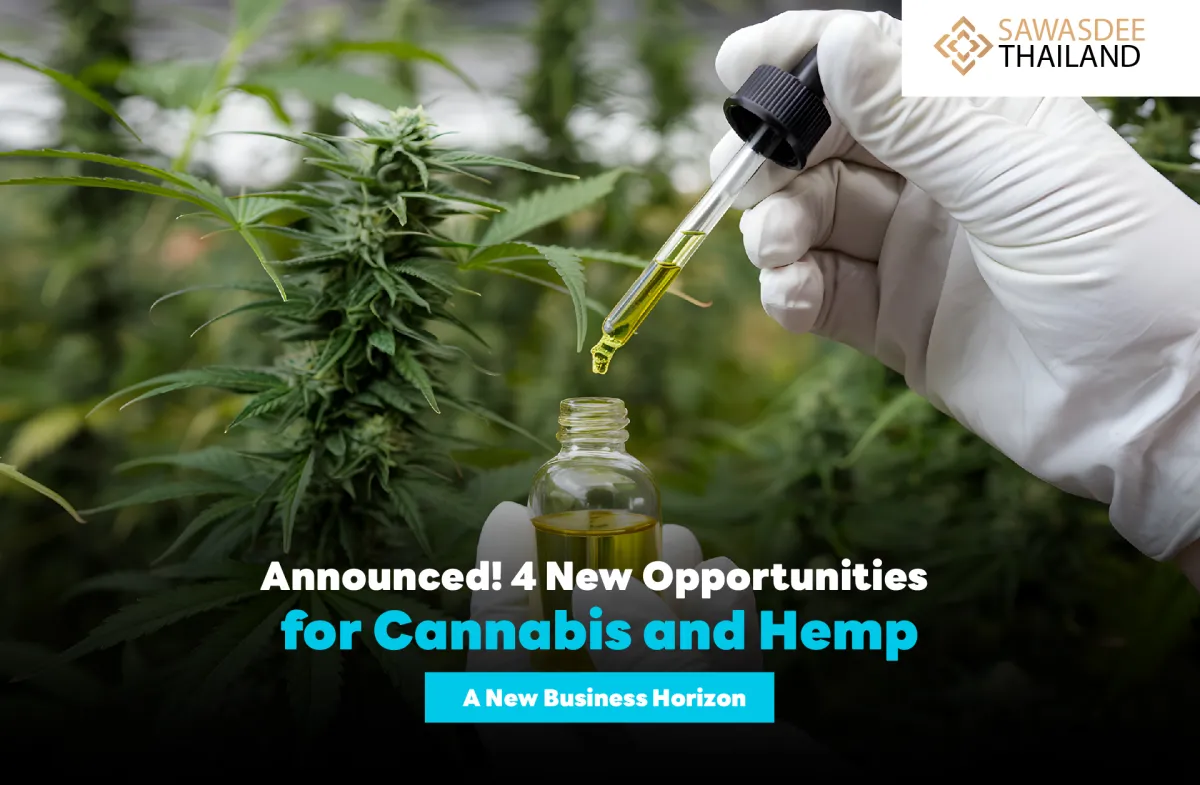 Announced! 4 New Opportunities for Cannabis and Hemp - A New Business Horizon