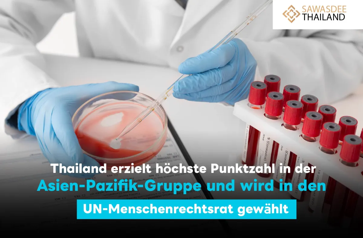 Thailand erzielt höchste Punktzahl in der Asien-Pazifik-Gruppe und wird in den UN-Menschenrechtsrat gewählt