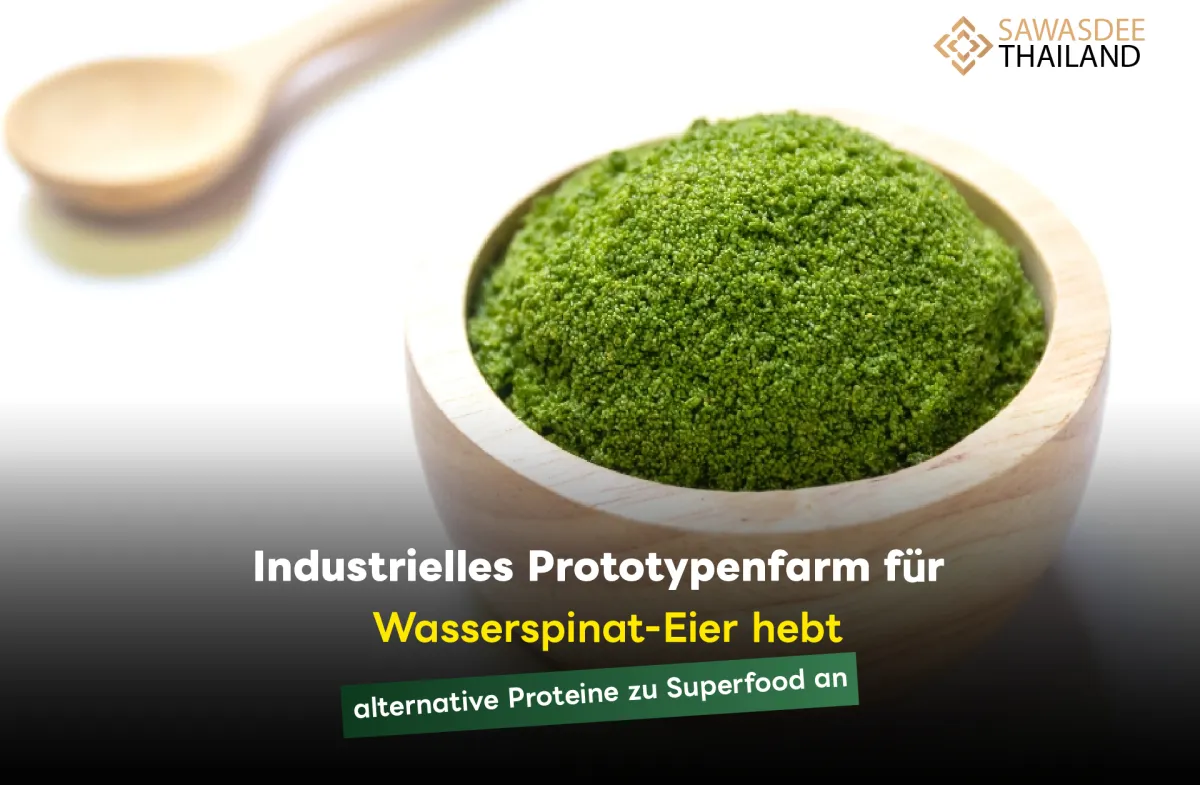 Industrielles Prototypenfarm für Wasserspinat-Eier hebt alternative Proteine zu Superfood an