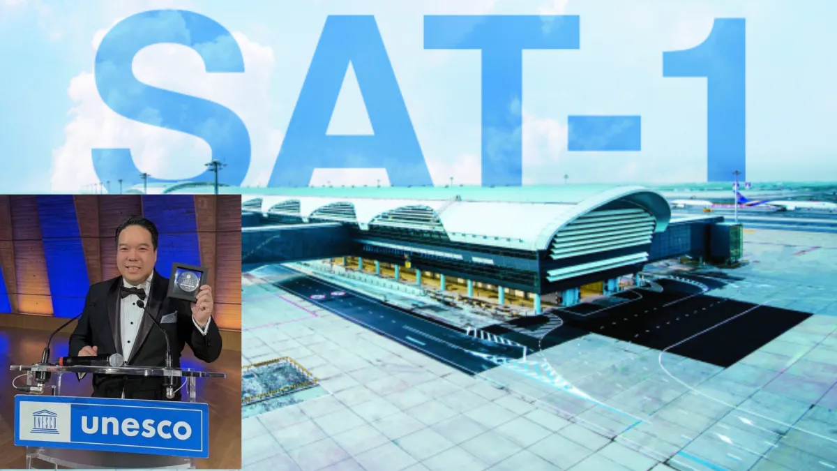 Suvarnabhumi’s SAT-1 Terminal wins UNESCO award for its exceptional exterior