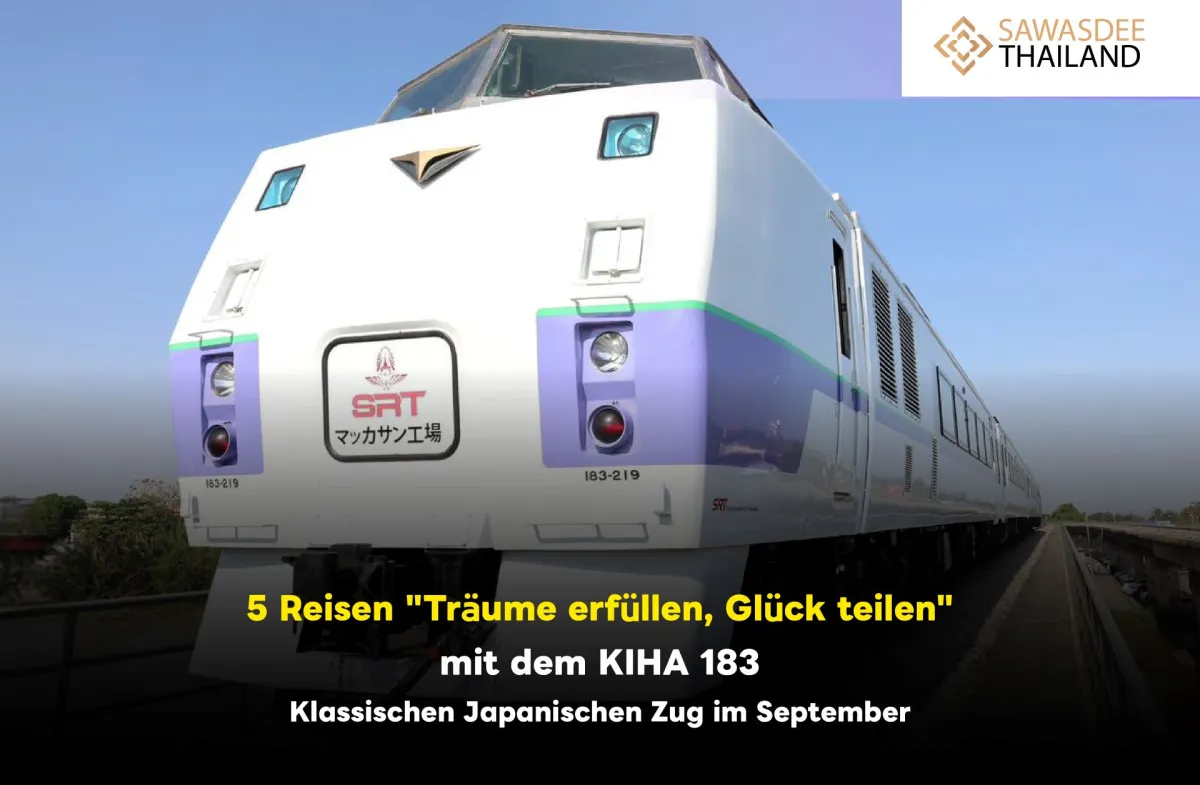 5 Reisen "Träume erfüllen, Glück teilen" mit dem KIHA 183 Klassischen Japanischen Zug im September