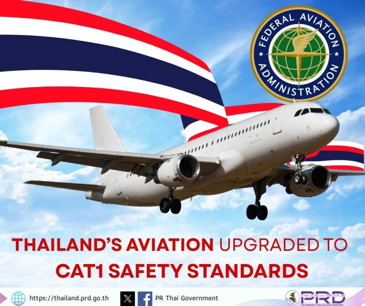 Thailand’s Aviation Upgraded to CAT1 Safety Standards