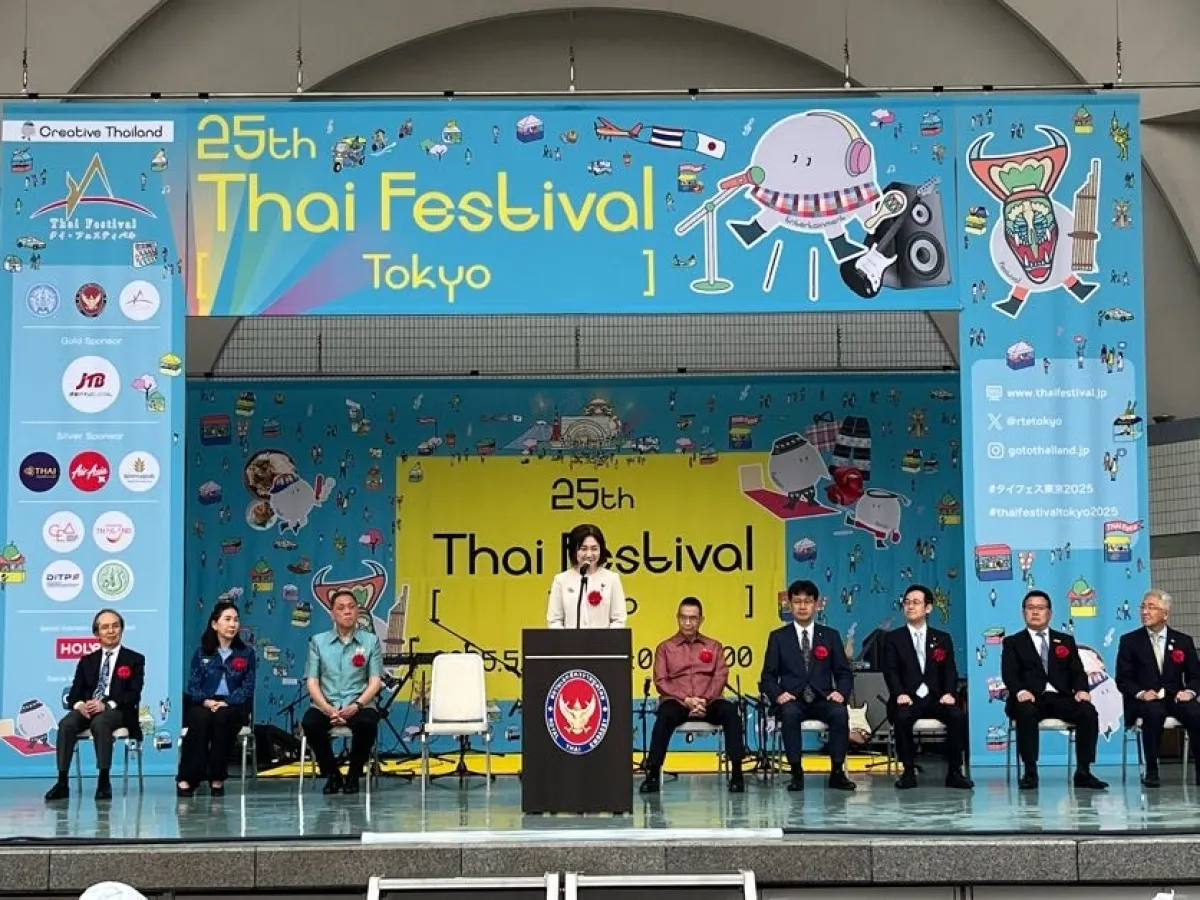 Attendance of Parliamentary Vice-Minister for Foreign Affairs, Ms.IKUINA Akiko, at the Opening Ceremony of the 25th Thai Festival Tokyo