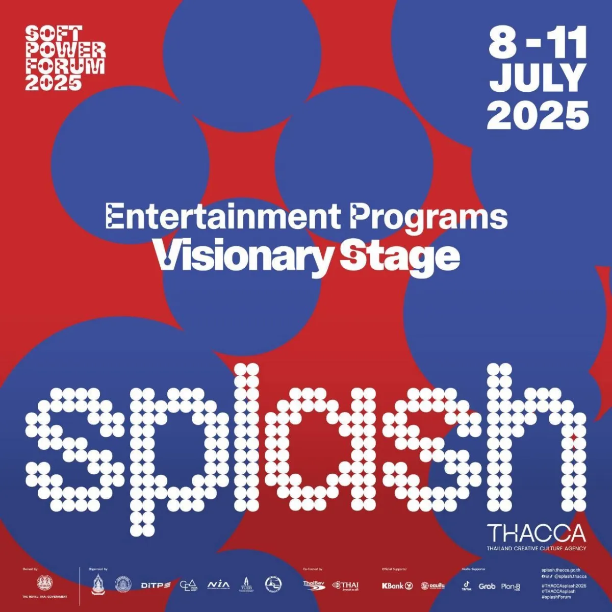 THACCA SPLASH 2025 VISIONARY STAGE  Schedule