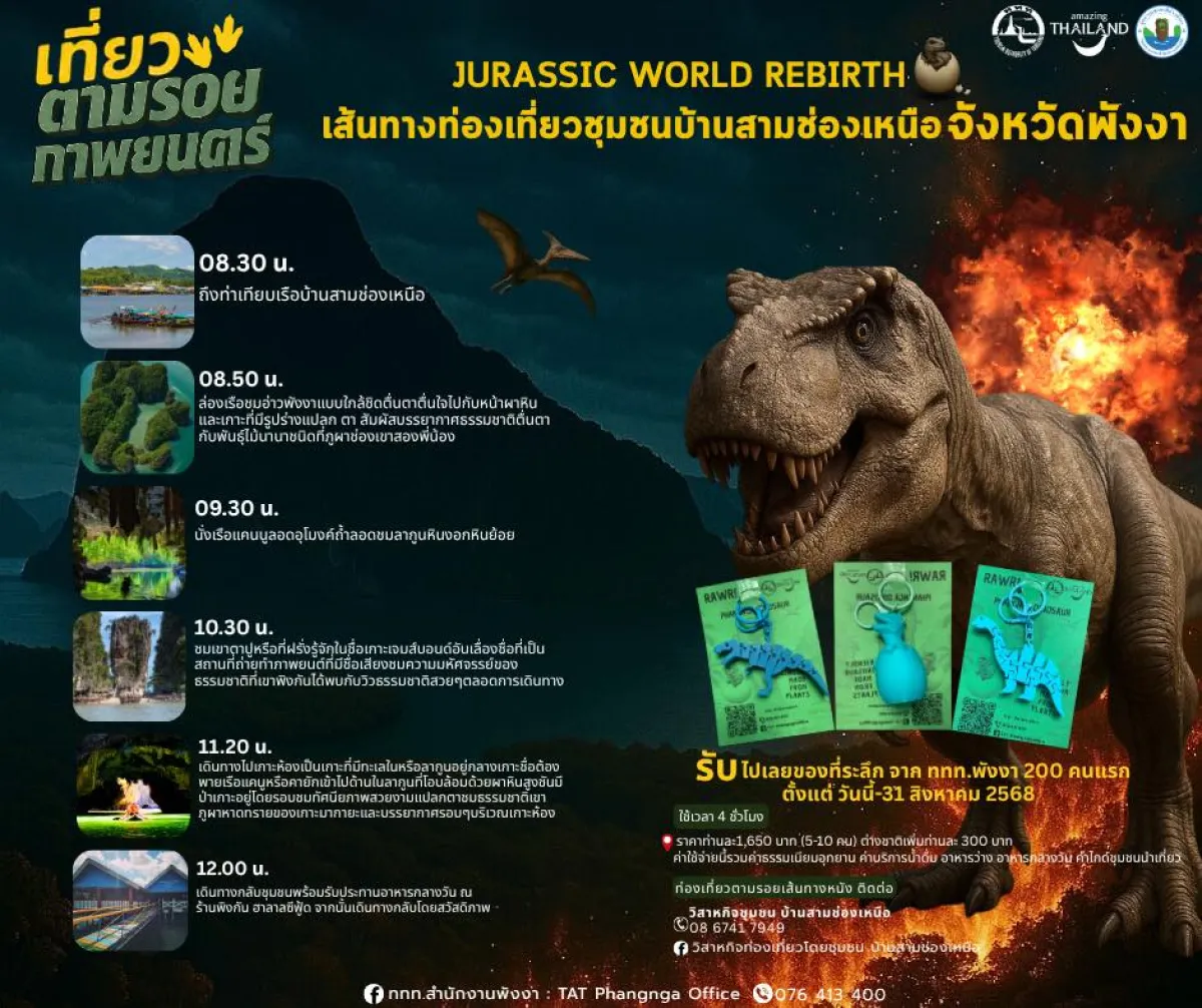 Follow the Trail of Jurassic World in Phang Nga