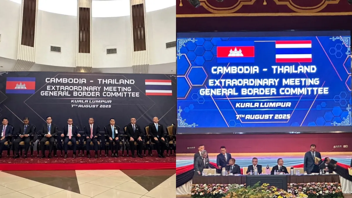 Extraordinary Session of the GBC Meeting between Thailand and Cambodia Starts Now