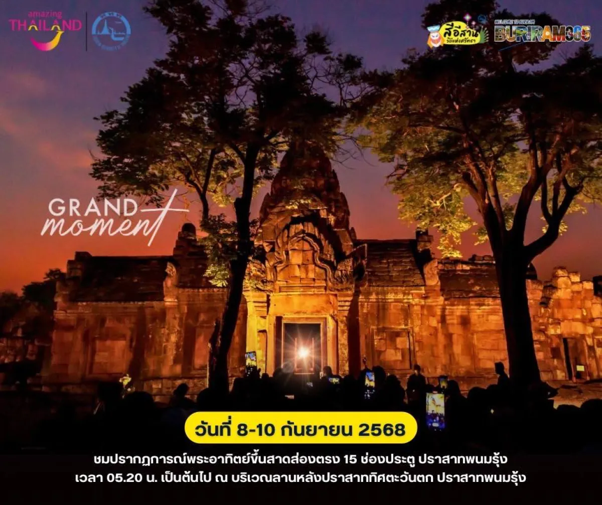 Sunrise Alignment at Phanom Rung Historical Park