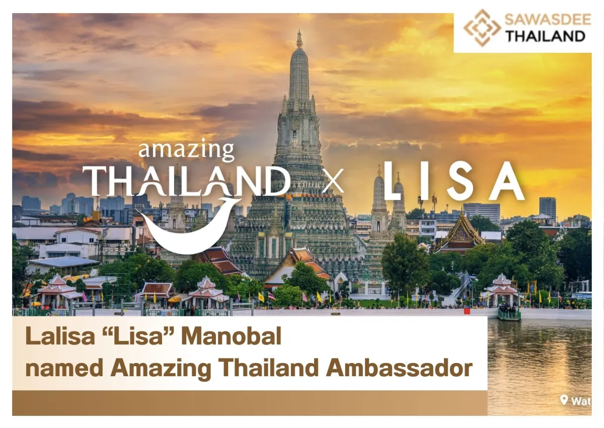 Lalisa “Lisa” Manobal named Amazing Thailand Ambassador