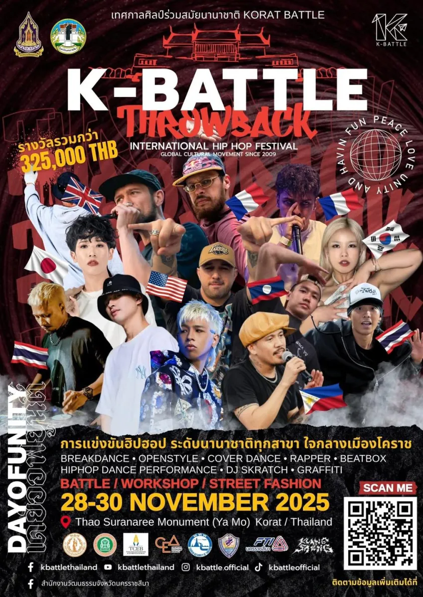 KORAT BATTLE "K-BATTLE Throwback" International HIPHOP Festival 2025