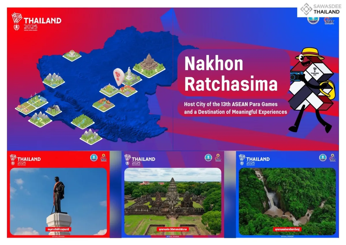 Nakhon Ratchasima Province Host City of the 13th ASEAN Para Games and a Destination of Meaningful Experiences