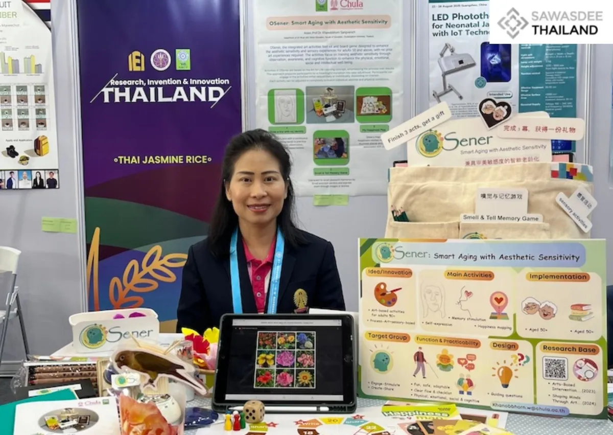 Chula’s OSener Project Uses Art to Boost Well-Being for Adults 50+