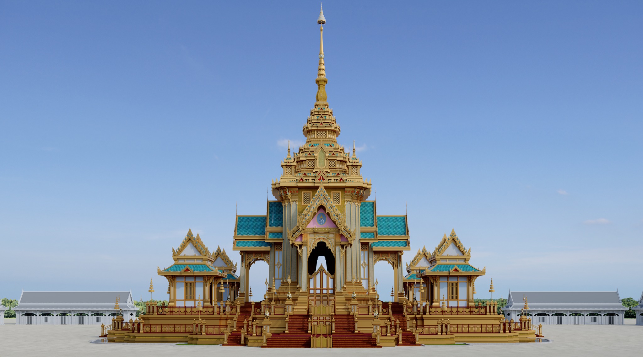 การออกแบบพระเมรุมาศ และเครื่องประกอบ เนื่องในพระราชพิธีถวายพระเพลิงพระบรมศพ สมเด็จพระนางเจ้าสิริกิติ์ พระบรมราชินีนาถ พระบรมราชชนนีพันปีหลวง