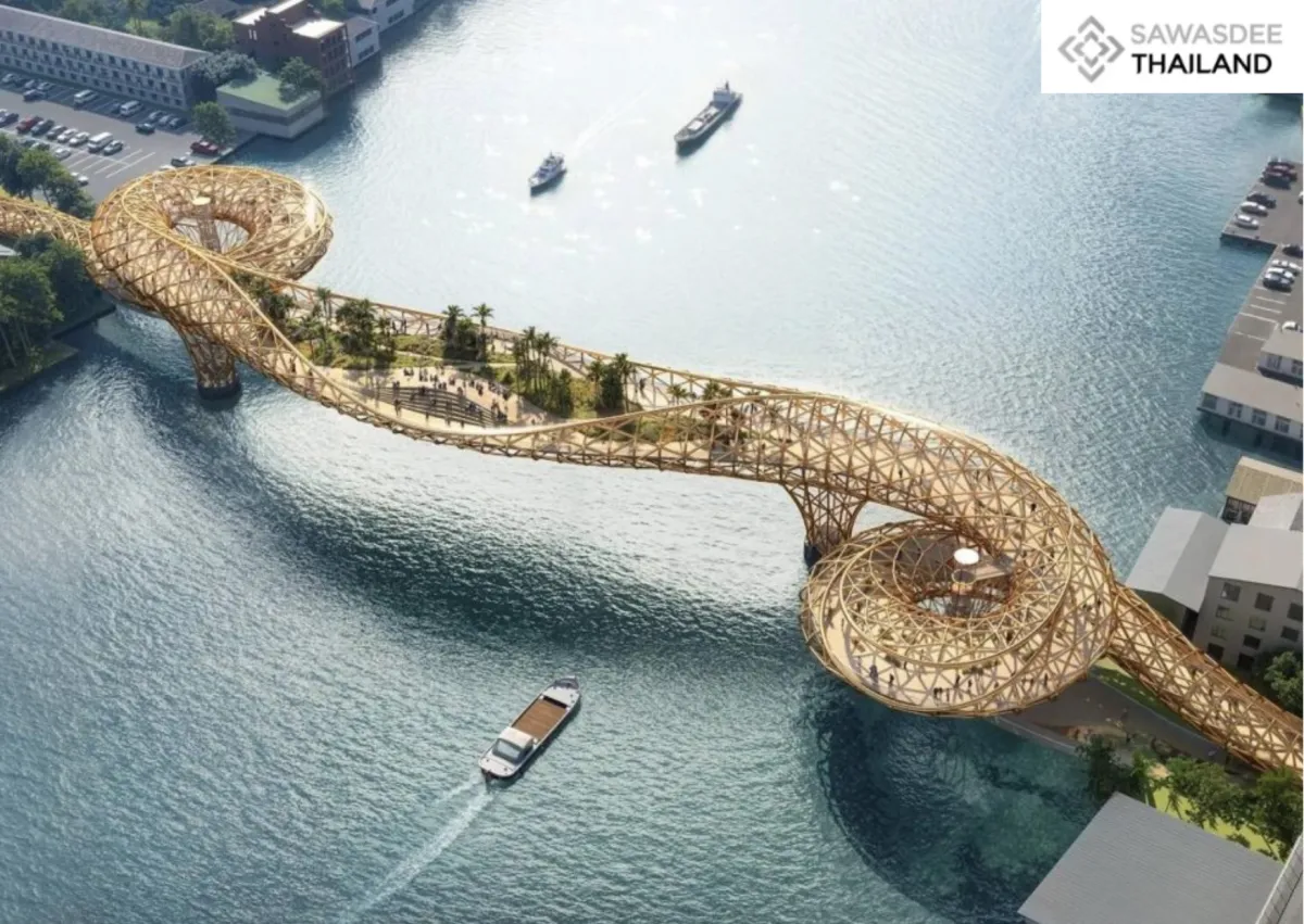 Bangkok Unveils Plan for First Pedestrian-Only Bridge Across the Chao Phraya River