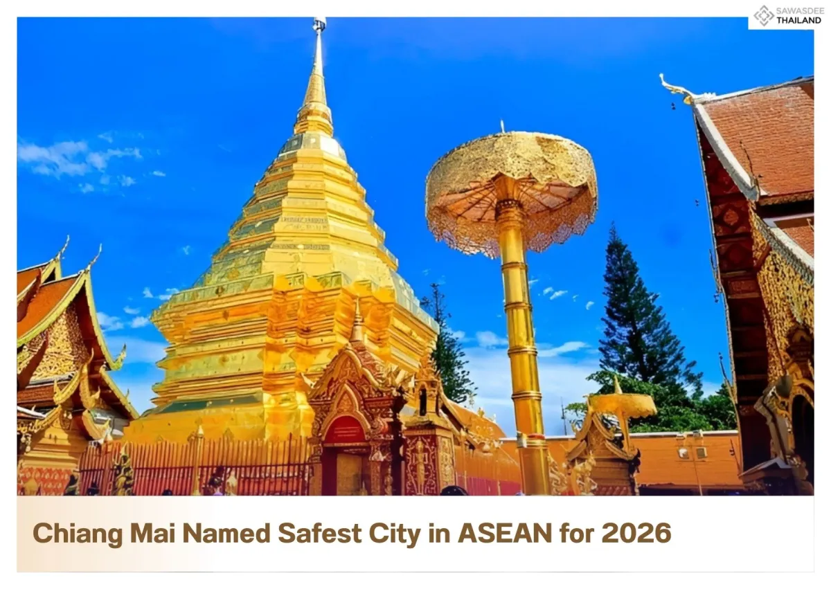 Chiang Mai Named Safest City in ASEAN for 2026