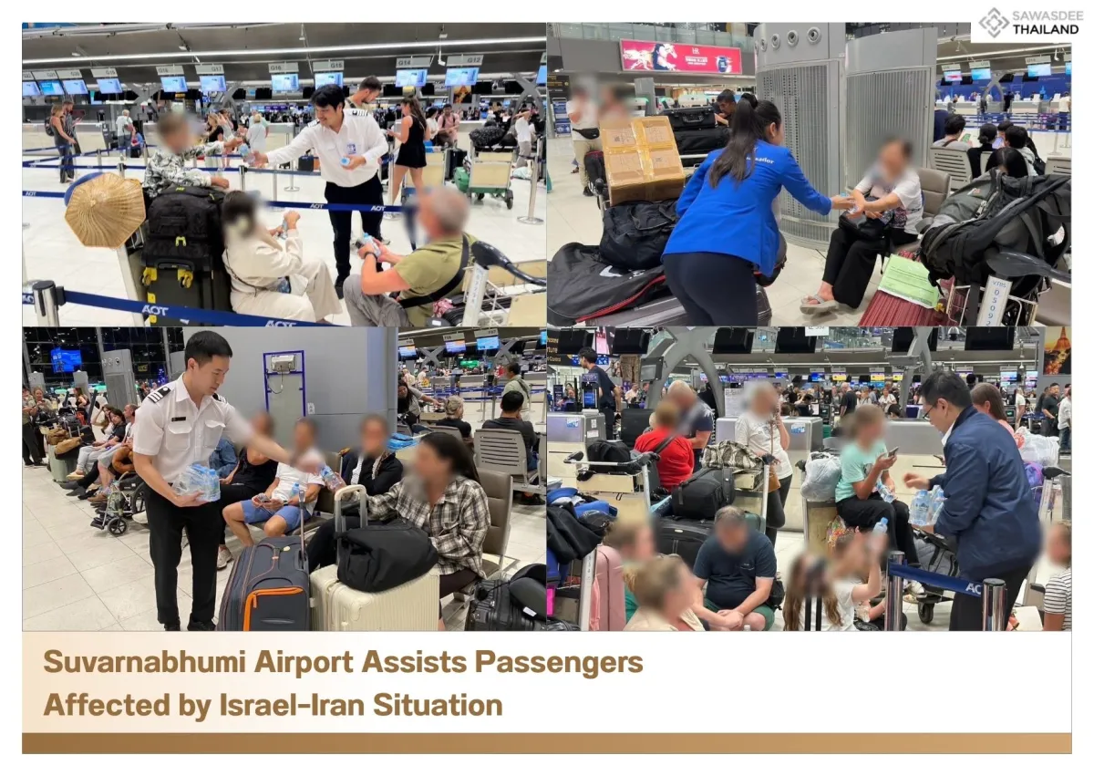 Suvarnabhumi Airport Assists Passengers Affected by Israel–Iran Situation