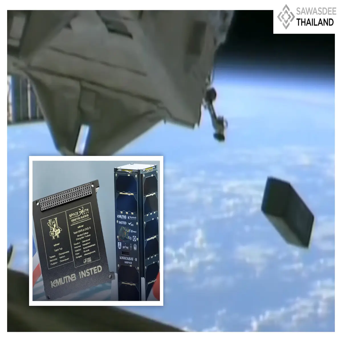 KNACKSAT-2 Reaches Orbit from the ISS, Marking a Milestone for Thailand’s Space Industry