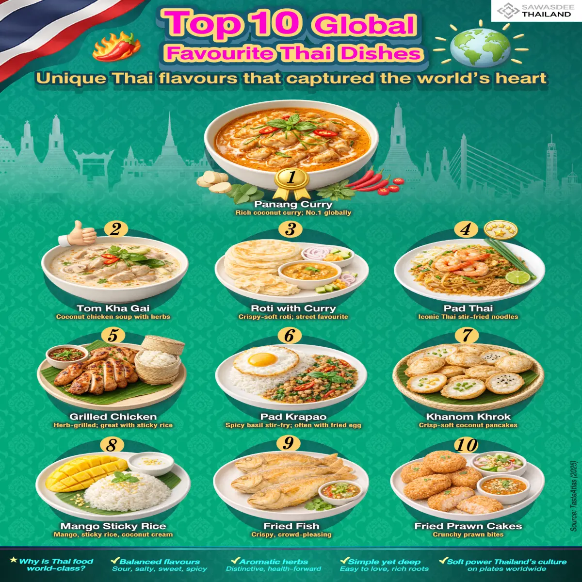 Top 10 Global Favorite Thai Dishes