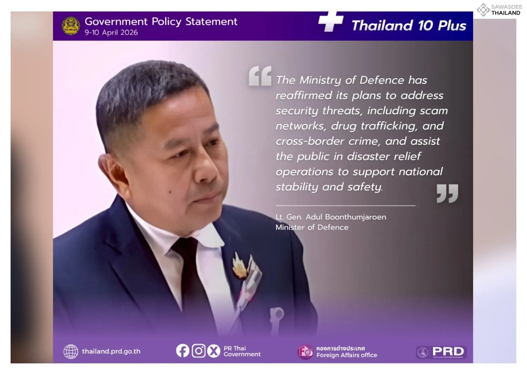 Policy Statement 2026: Thailan...