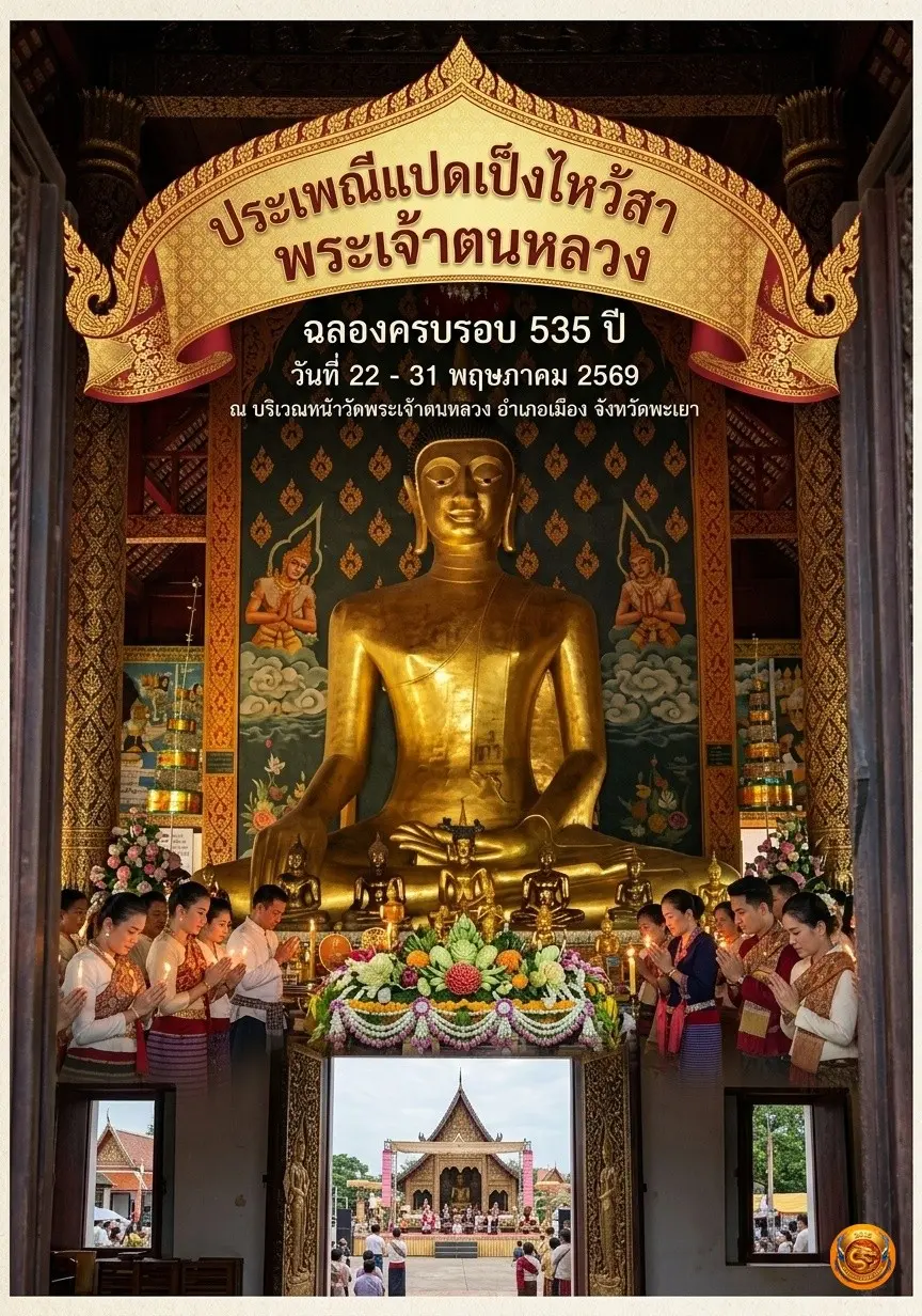 Paet Peng Tradition of Worshiping Phra Chao Ton Luang, Celebrating the 535th Anniversary