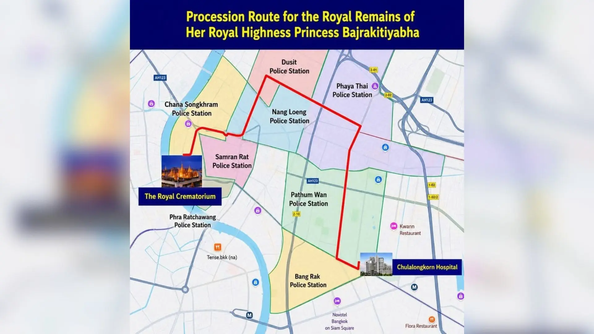 Procession Route for the Royal...