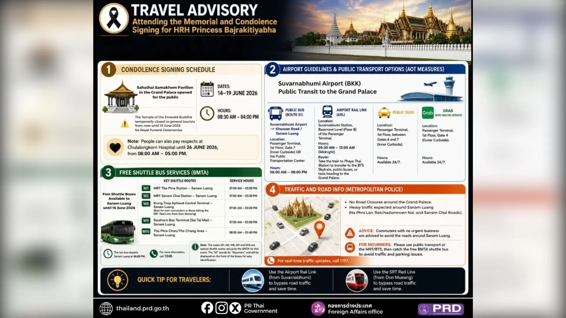 Travel Advisory: Attending the...