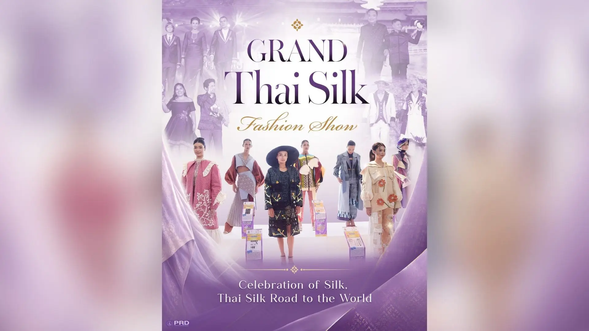 Grand Thai Silk Fashion Show: A Gathering of Prominent Figures