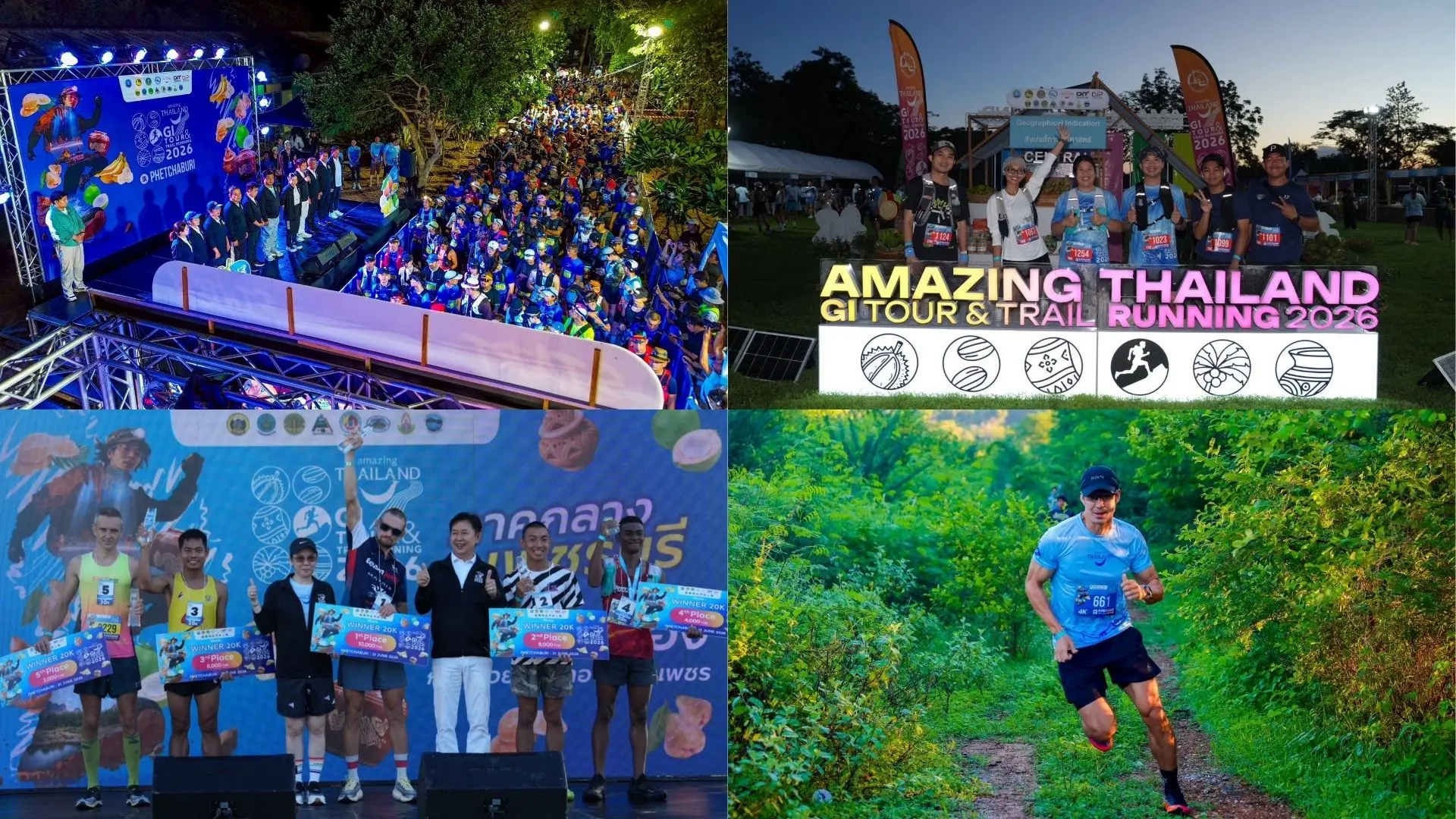 Thailand Holds Amazing Thailand GI Tour & Trail Running 2026 in Phetchaburi