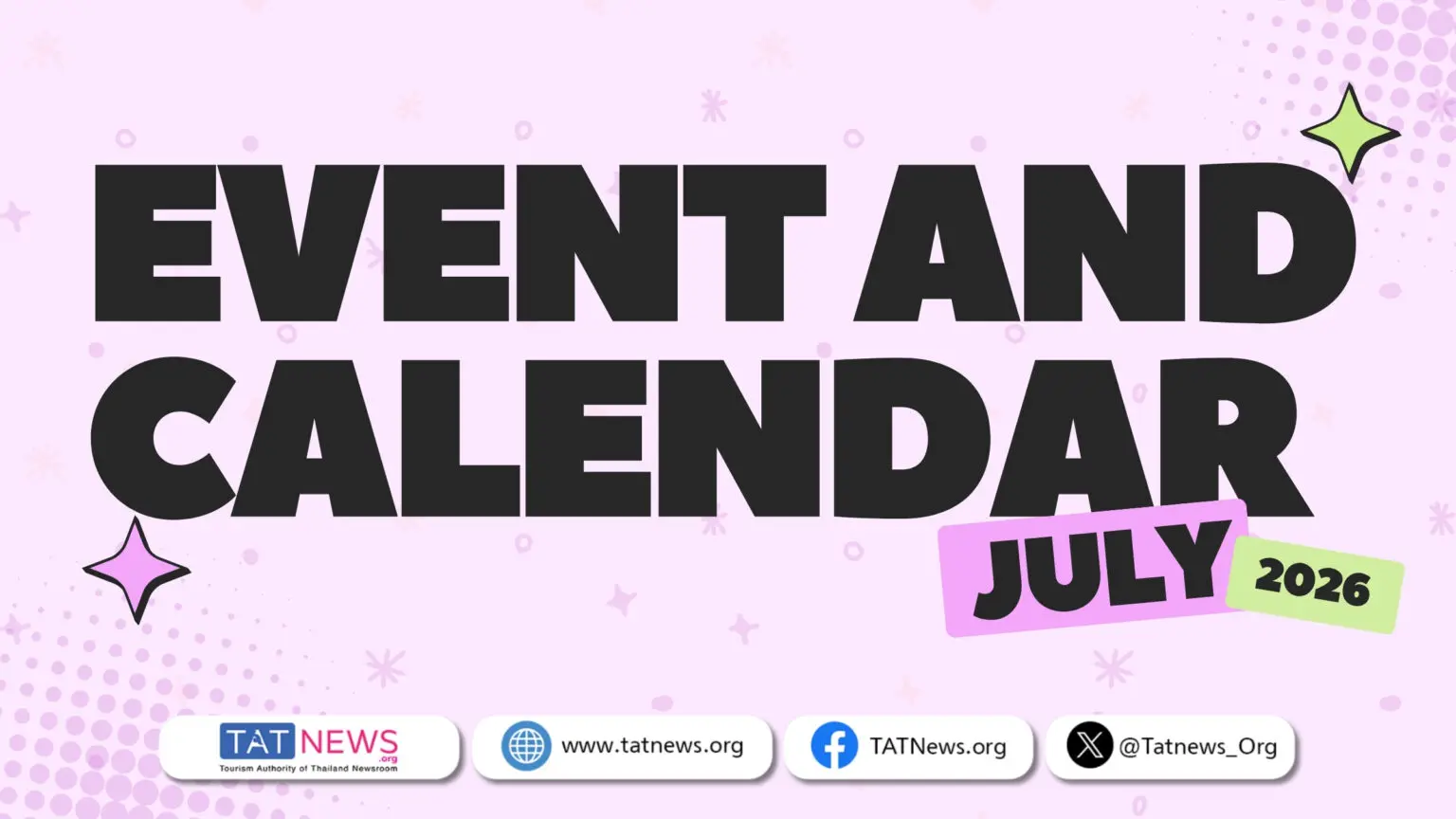 Thailand’s July 2026 Events and Calendar