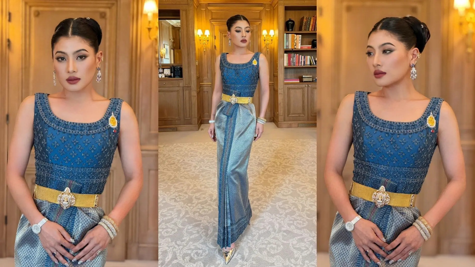 Princess Sirivannavari Showcases Thai Royal Elegance at State Banquet in France