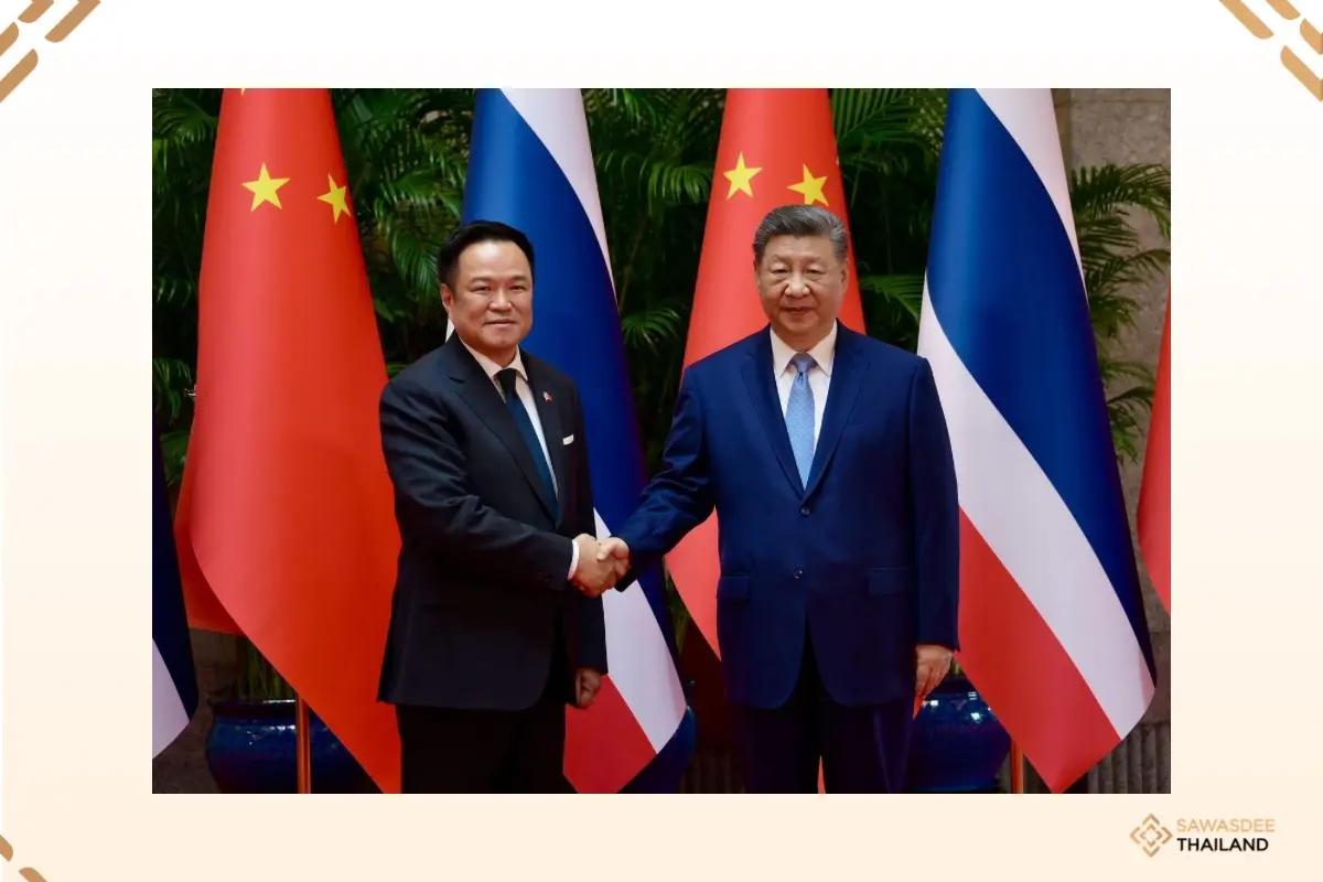 Thai PM Meets Xi Jinping, Pledges Closer Cooperation on AI and Investment