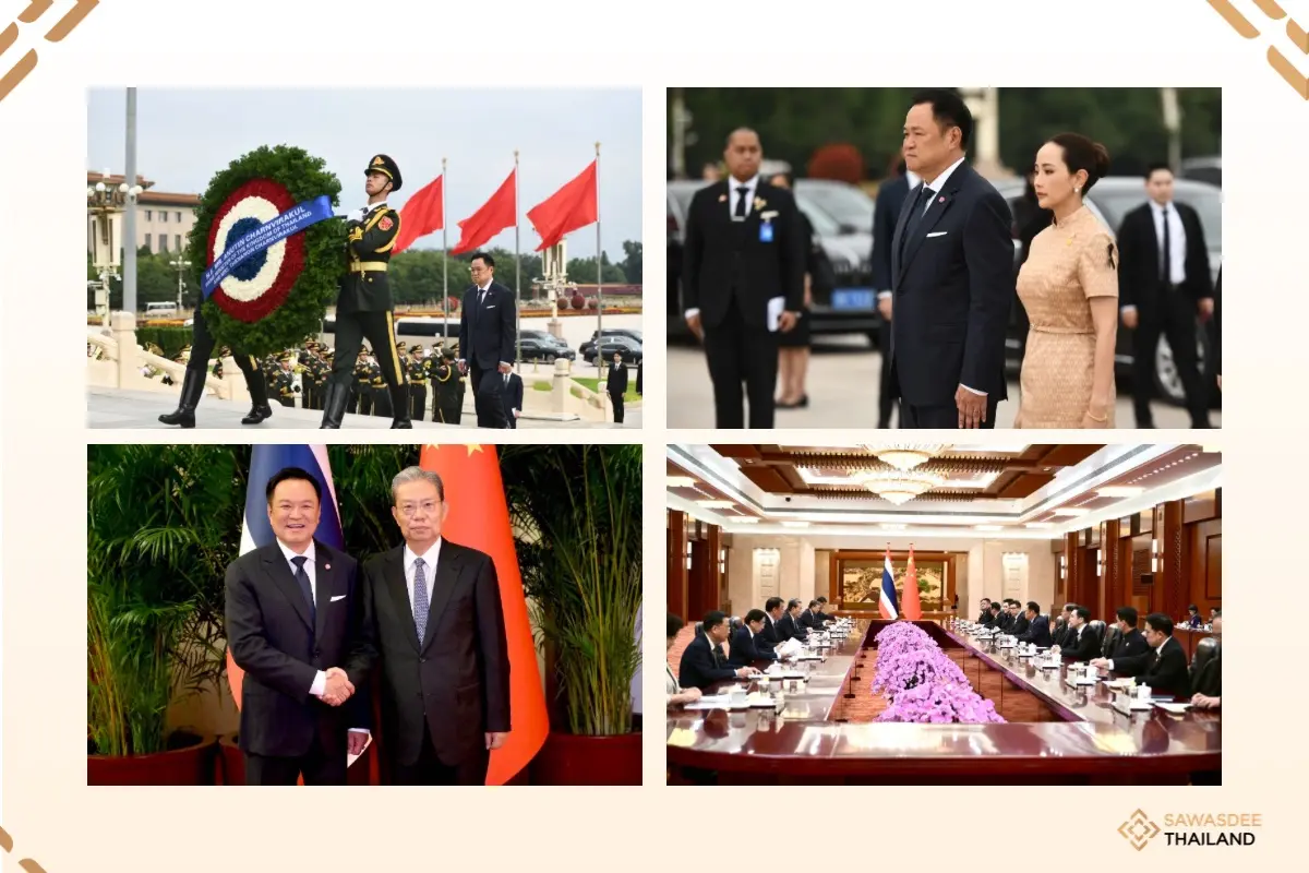 Thai PM Meets China's Top Legislator to Expand Trade, Tech & Strategic Partnership