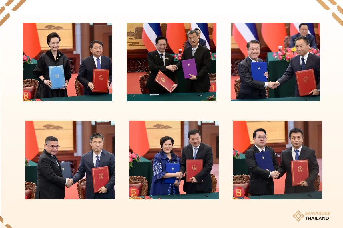 Thailand and China Sign 15 Agreements to Advance Strategic Cooperation