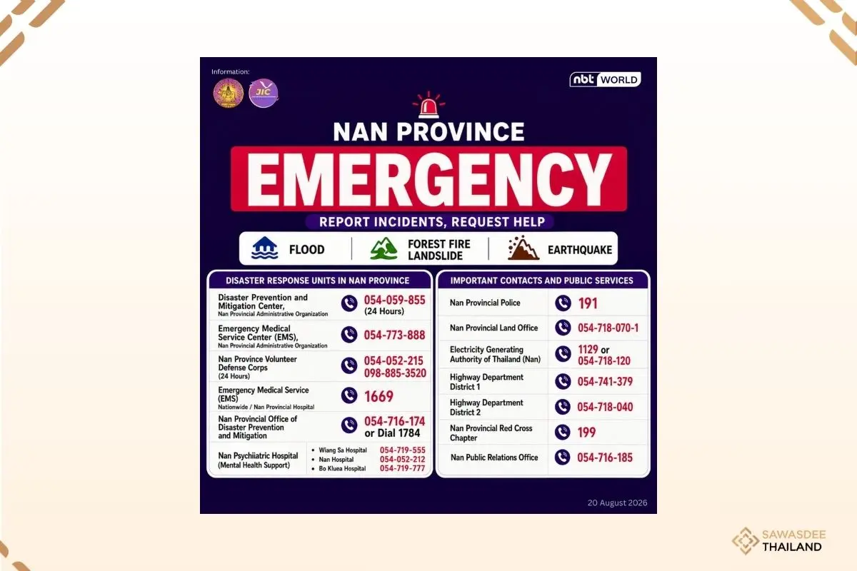 Emergency & Assistance Hotline...