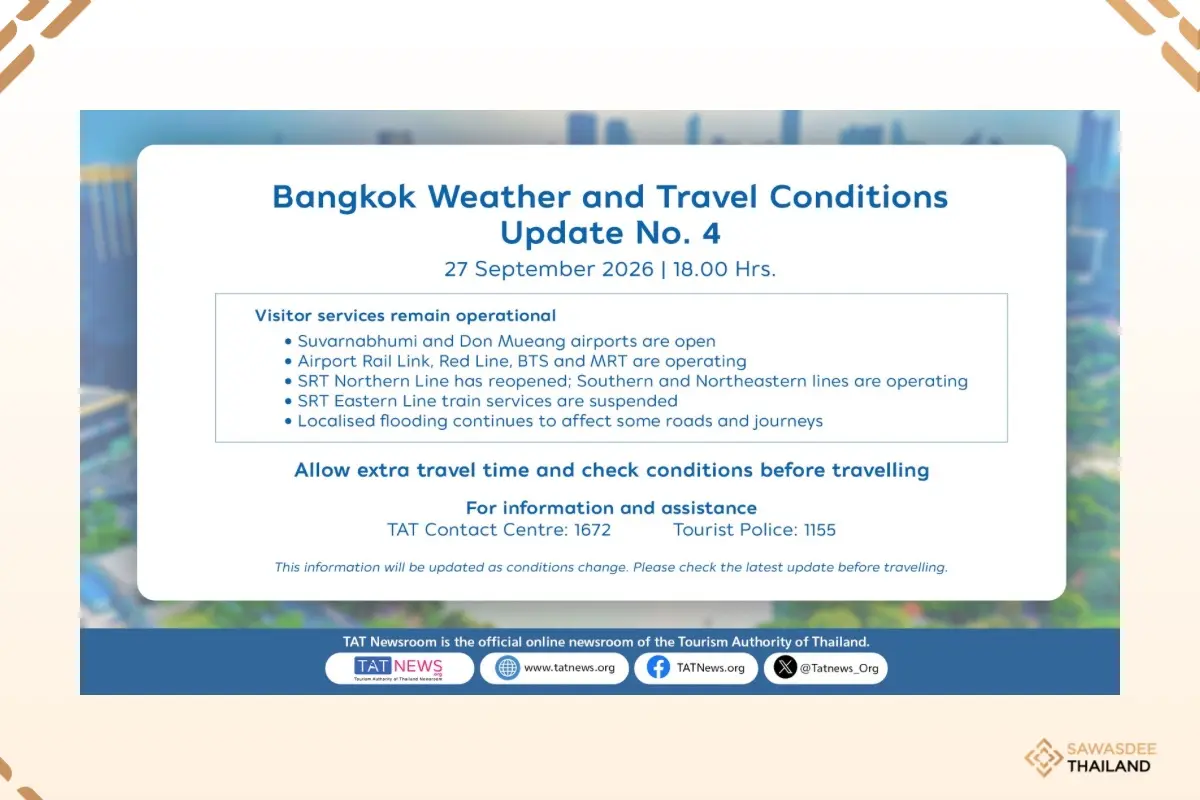 Bangkok weather and travel upd...