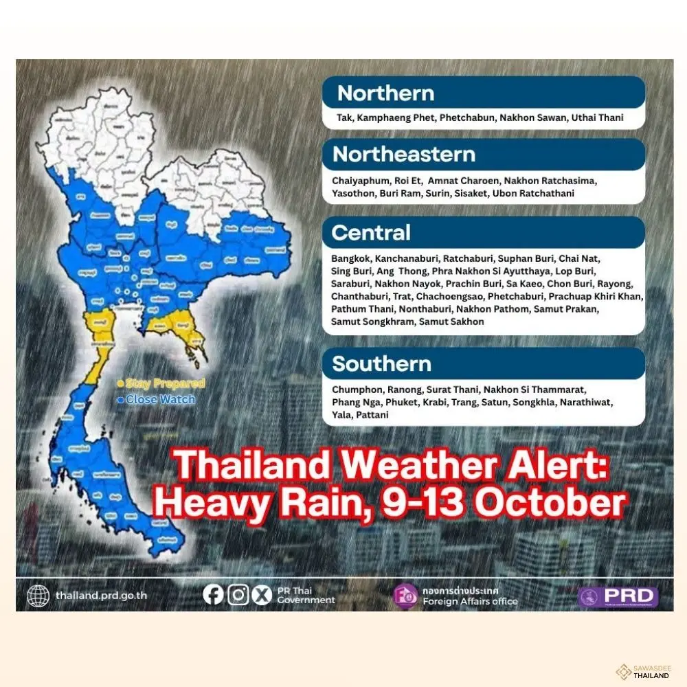Thailand Weather Alert: Heavy...