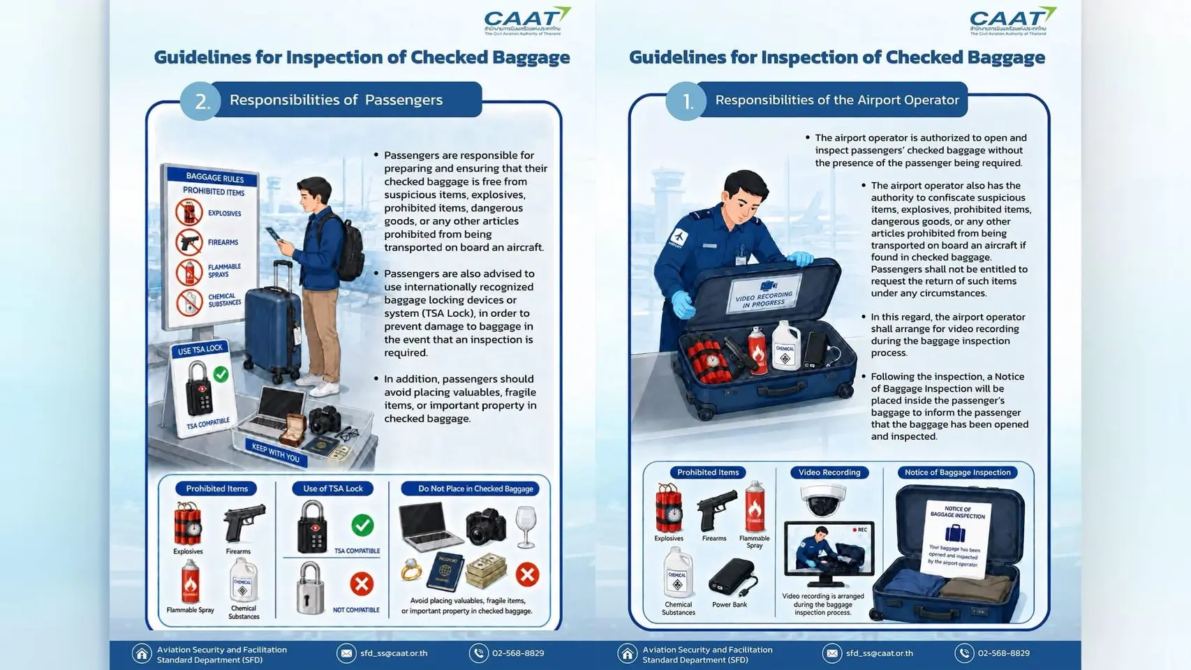 Thailand introduces enhanced baggage screening procedures: information for air travellers