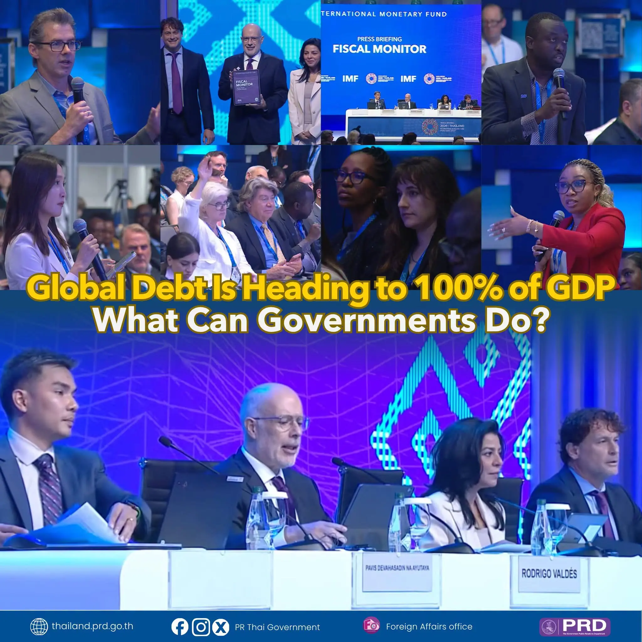 Global Debt Is Heading to 100% of GDP - What Can Governments Do?